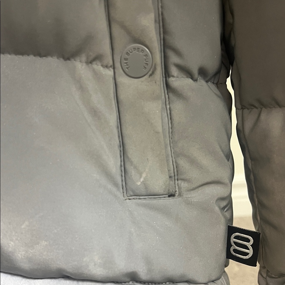Aritzia Gray Reflective Super Puff Jacket - Picture 11 of 13